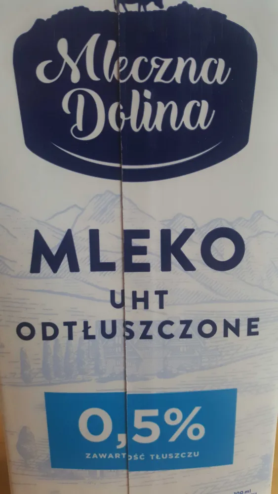 Mleko UHT odtłuszczone 0,5%