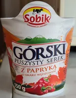 Górski puszysty serek z papryką o smaku wędzonym