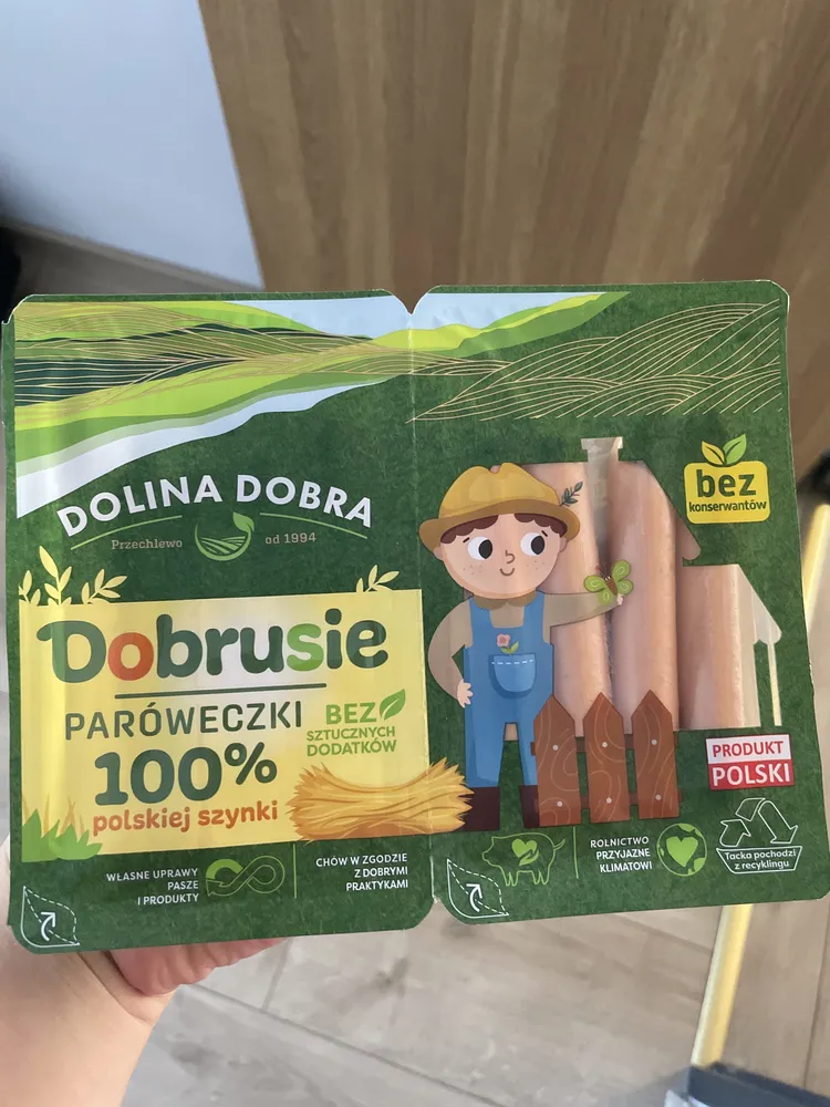 Dobrusie Paróweczki 100% z polskiej szynki