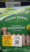Białe Kiełbaski Śniadaniowe