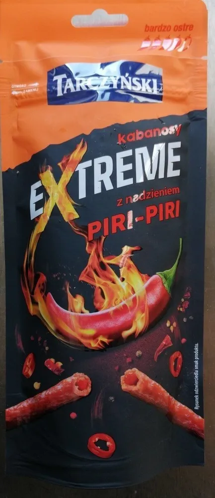 Kabanosy Extreme z nadzieniem Piri-piri