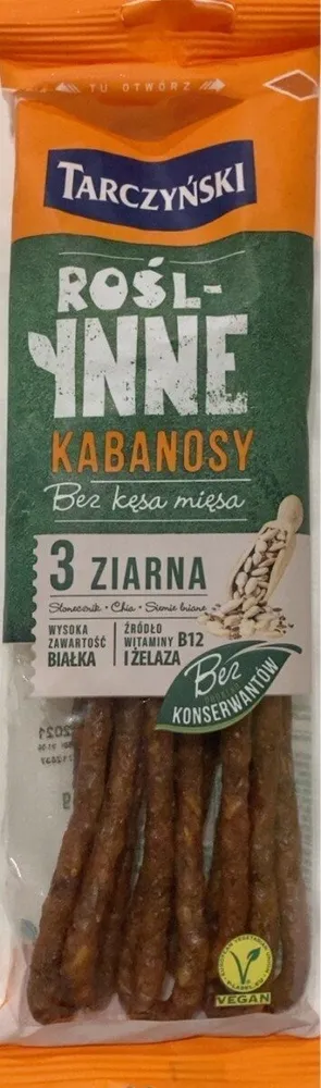 Rośl-inne Kabanosy 3 Ziarna