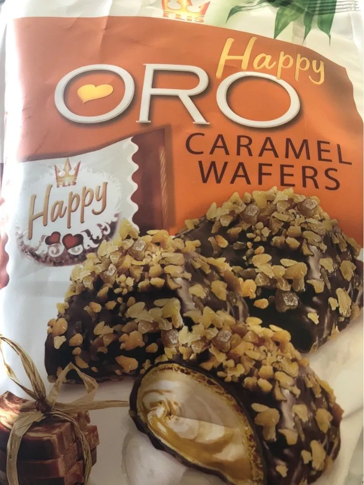 Caramel wafers