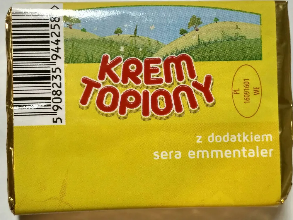 Krem topiony z dodatkiem sera emmentaler