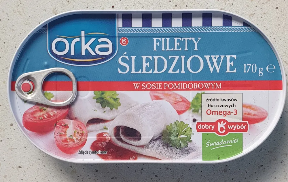 Filety śledziowe w sosie pomidorowym