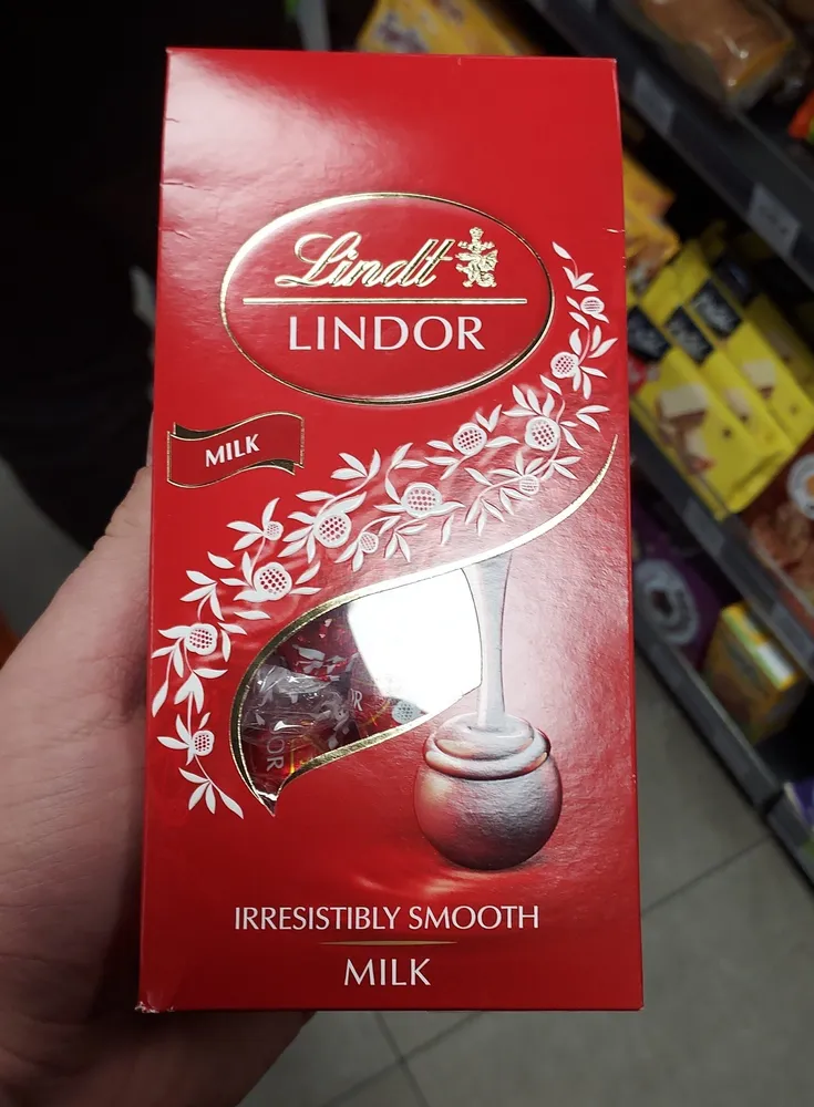 Pralinki Lindor Milk Bag