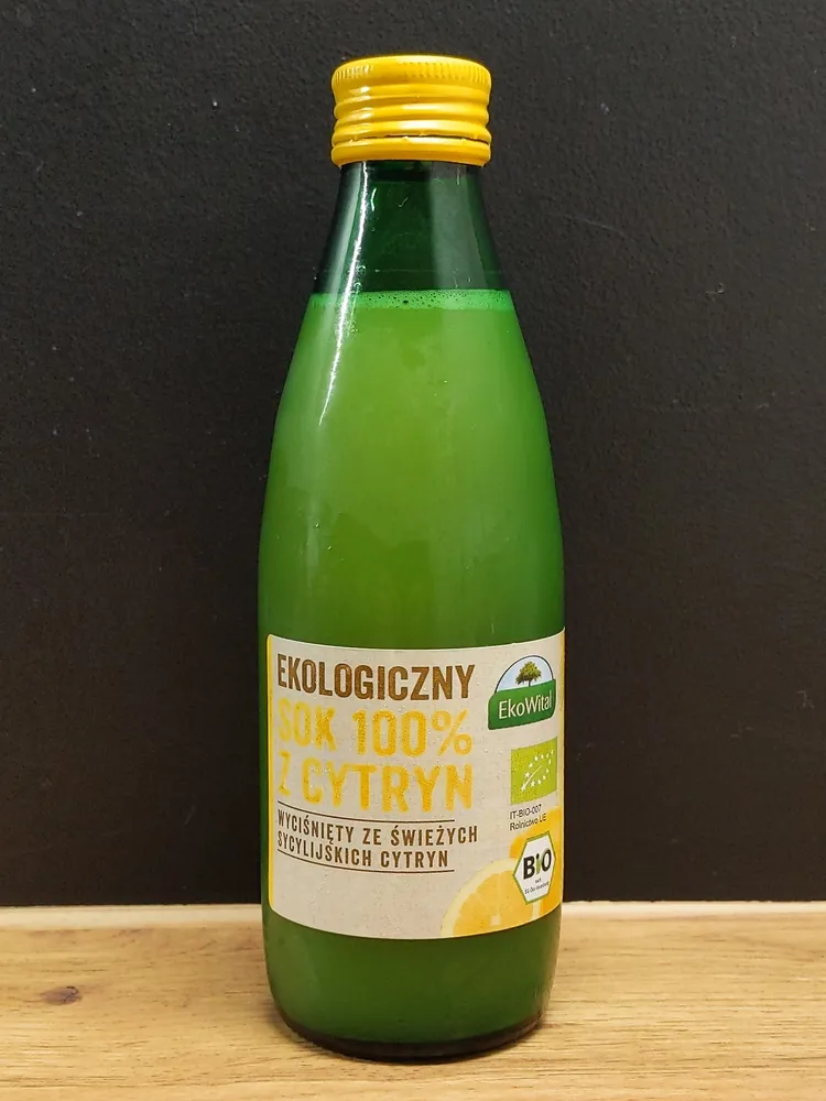 Ekologiczny sok 100% z cytryn