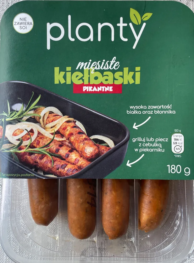 Mięsiste kiełbaski pikantne
