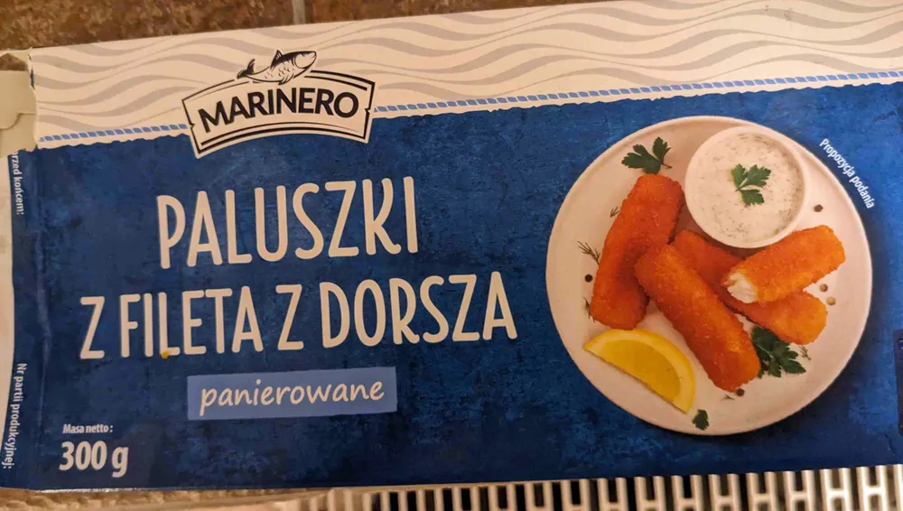 Paluszki z fileta z dorsza