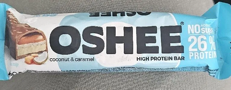 OSHEE coconut & caramel NOS HIGH PROTEIN BAR PROTE
