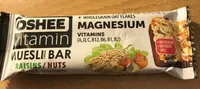 Oshee Vitamin Muesli Bar Hazlenut & Raisin