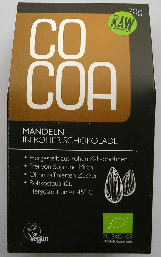 Cocoa Chocolat Cru Amandes
