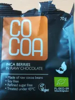 Baies inca au chocolat cru