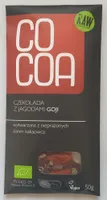 Czekolada z jagodami goji