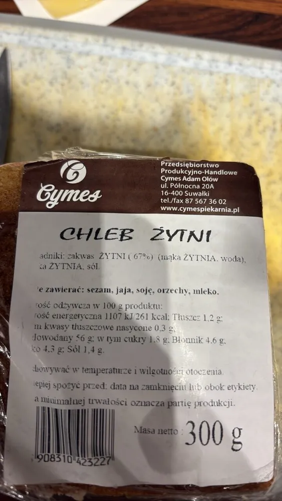 CHLEB ŻYTNI