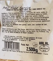 Émincé de poulet tikka halal