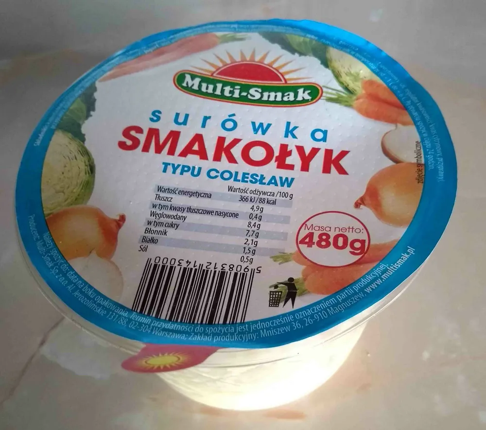 Surówka smakołyk typu colesław