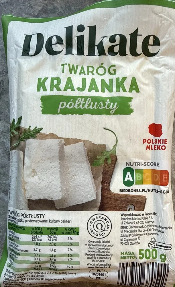Twaróg Krajanka Półtłusty