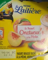 Le yaourt onctueux à la pêche