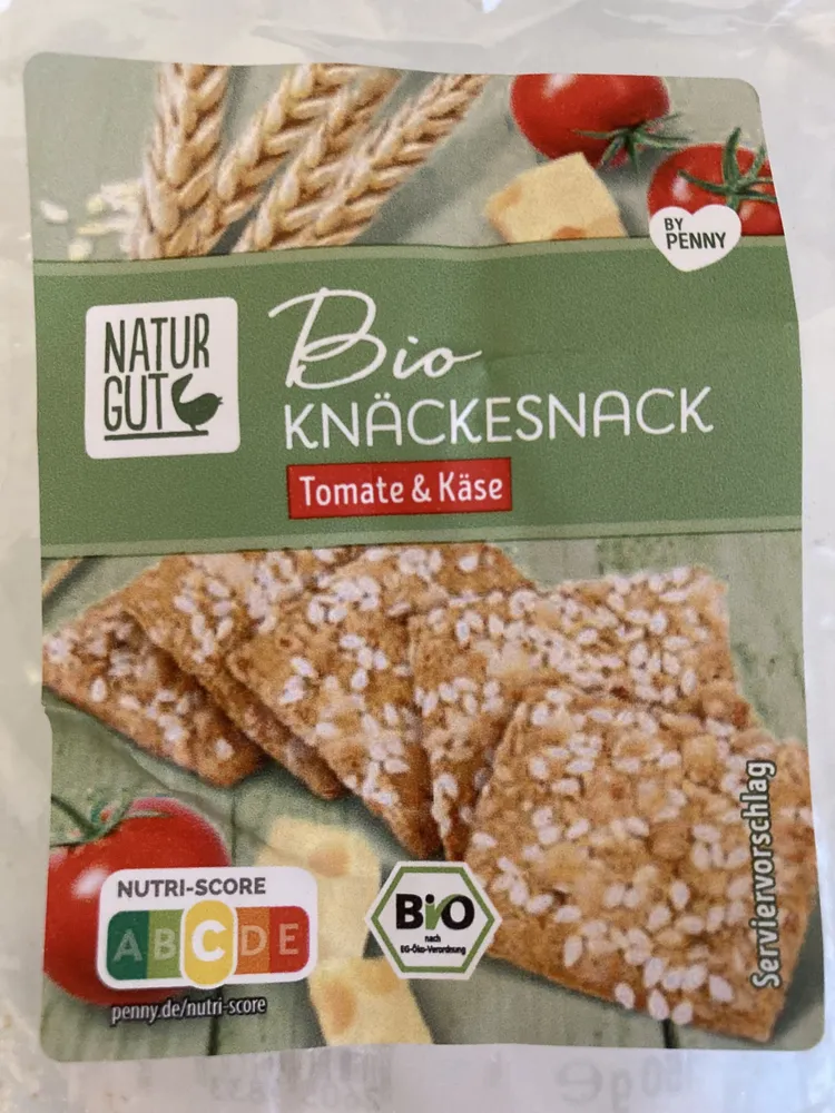 Bio Knäckesnack - Tomate & Käse