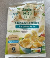 Chips de lentilles Bio