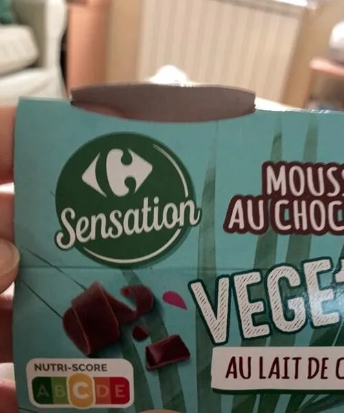 Mousse au chocolat  végétal
