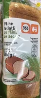 Sliced bread with rye flour
