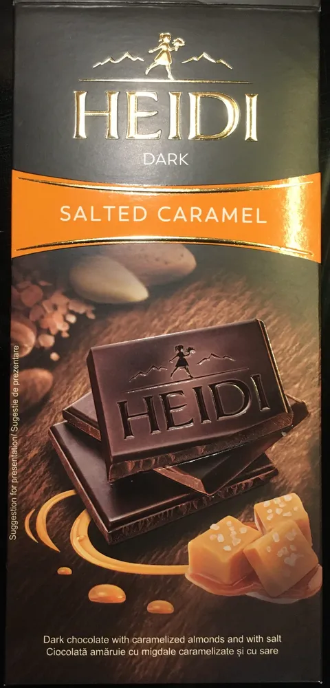 Tablette chocolat noir caramel beurre salé