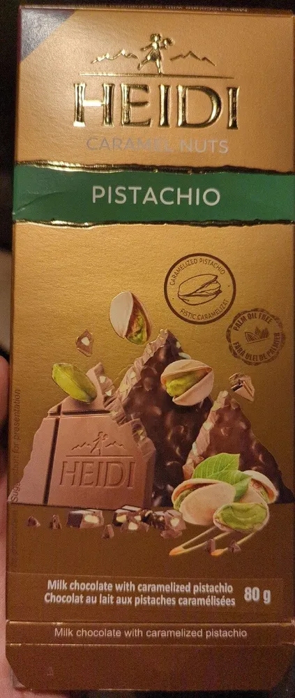 Milk Chocolate With Caramelized Pistachios