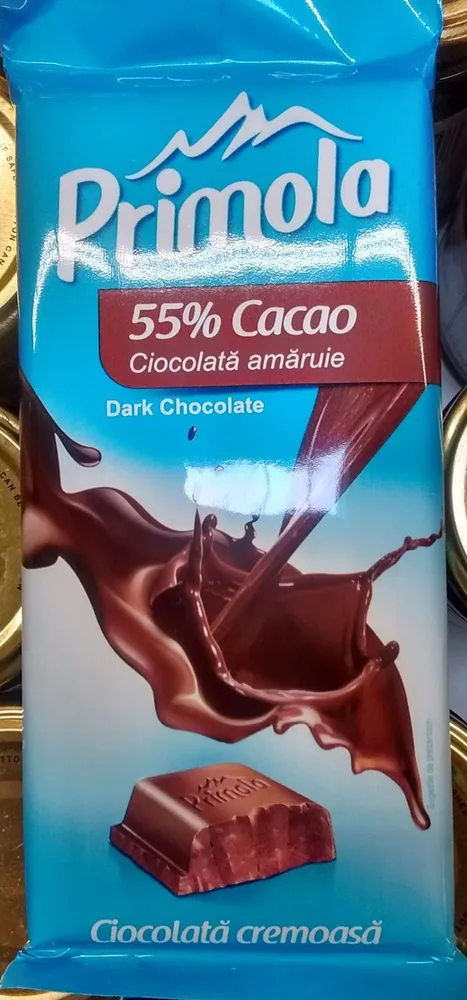 Chocolat Crémeux Amère - Chocolat Noir 55% Cacao