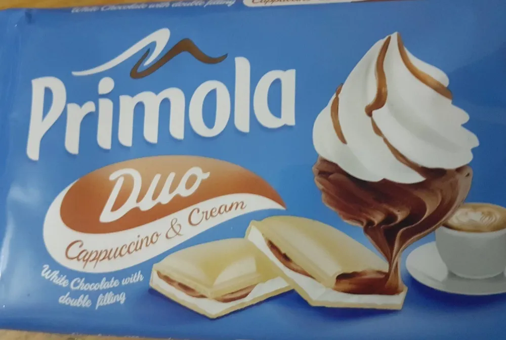 Chocolat goût cappuccino et crème