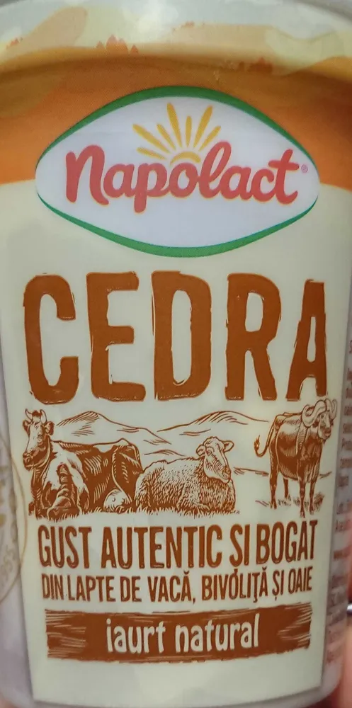Cedra Iaurt din lapte de vacă, bivoliță și oaie