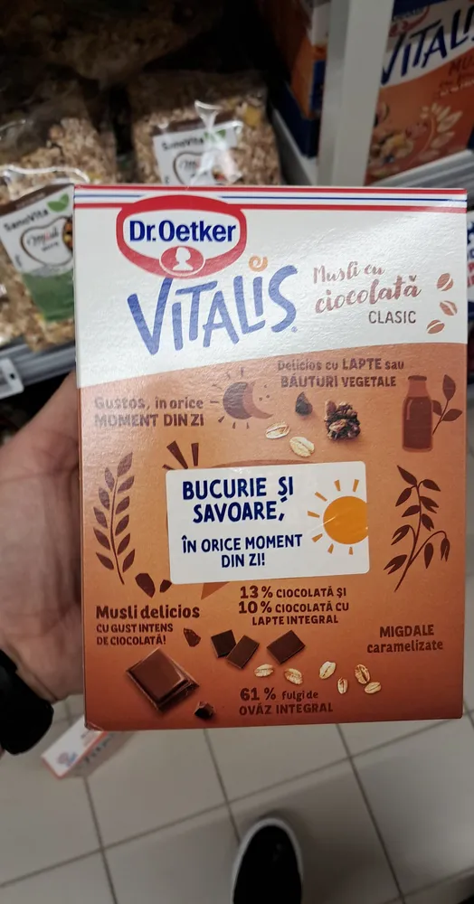 Müsli cu ciocolată clasic