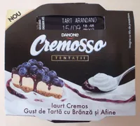 Danone Cremosso Tentatii Iaurt cremos cu gust de tarta cu branza si afine