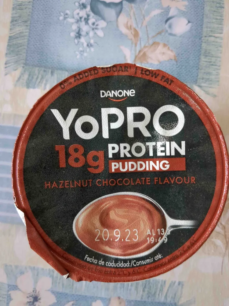 18g Protein Pudding Hazelnut Chocolate Flavour