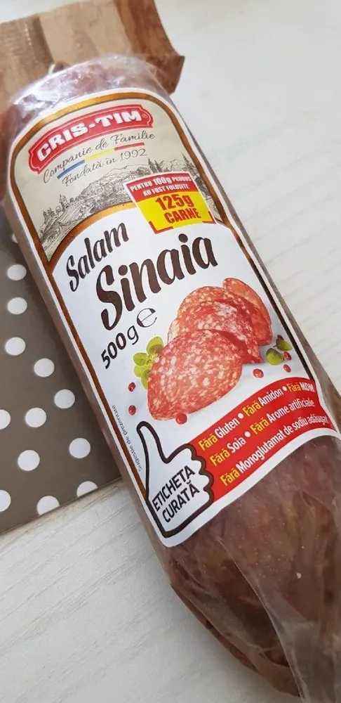 Salami Cris-tim Sinaia H / S 500G 1 / 1 12PCS / 7KG / Box