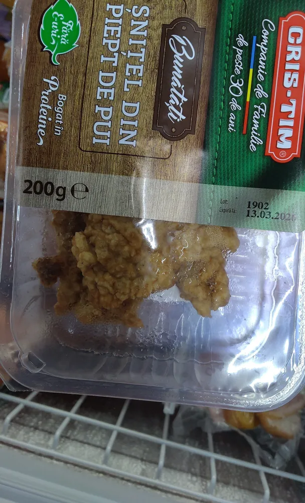 Snitel din piept de pui