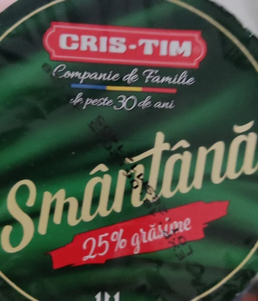 Smântână 25% grăsime
