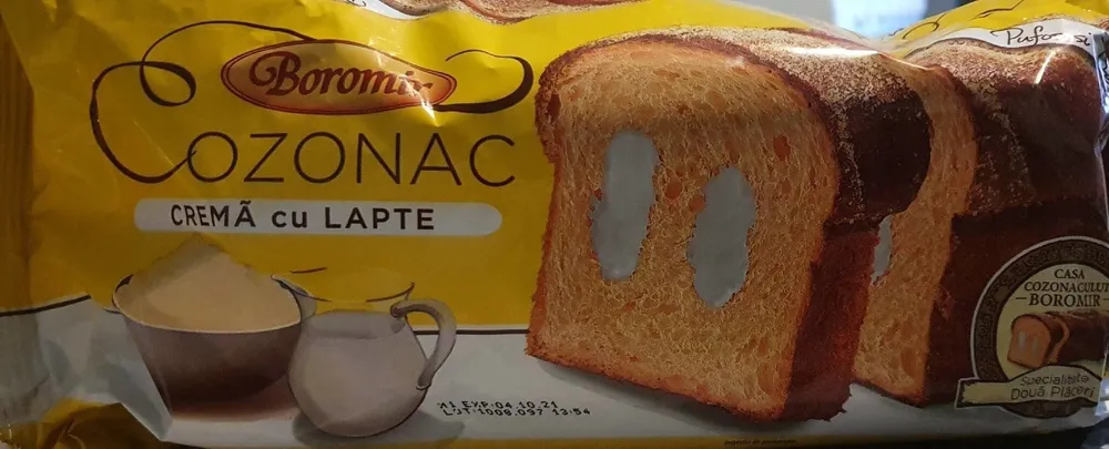 Cozonac cu crema de lapte