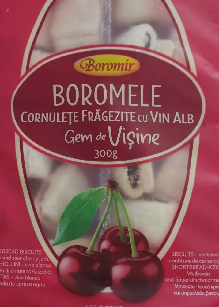 Biscuits vin blanc et confiture de cerise aigre