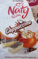 Wafers with cappuccino cream and cappuccino glaze