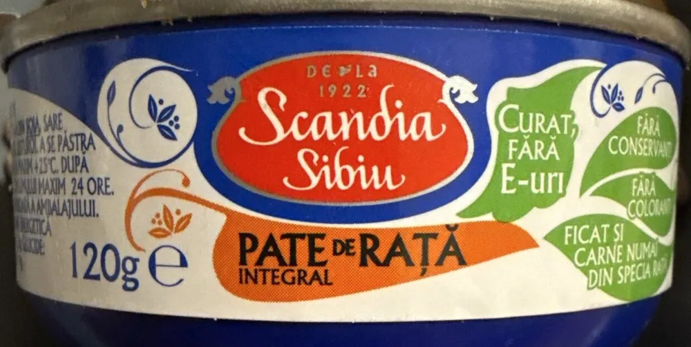Pate de rață integral