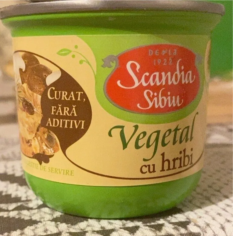 Pateu vegetal cu hribi