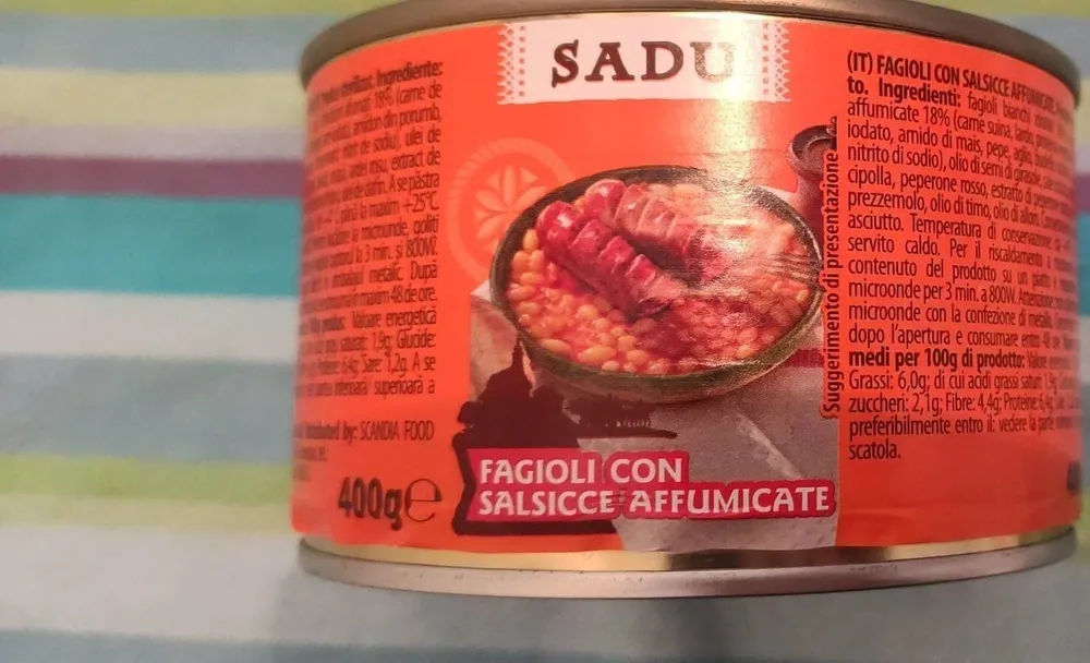 Fagioli con salsicce affumicate