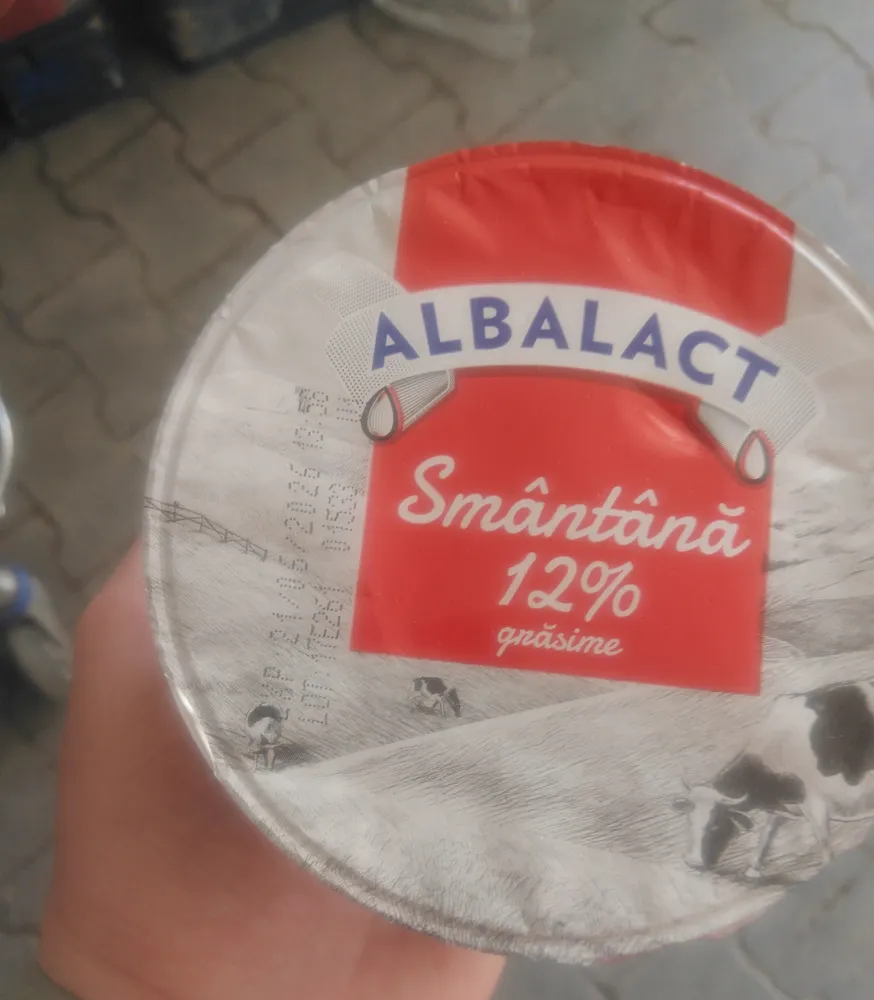 albalact smântână 12% 200 g