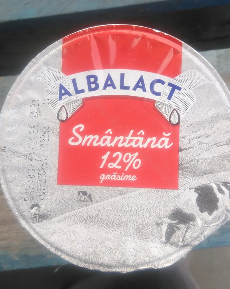 Albalact smantana 12% 400g