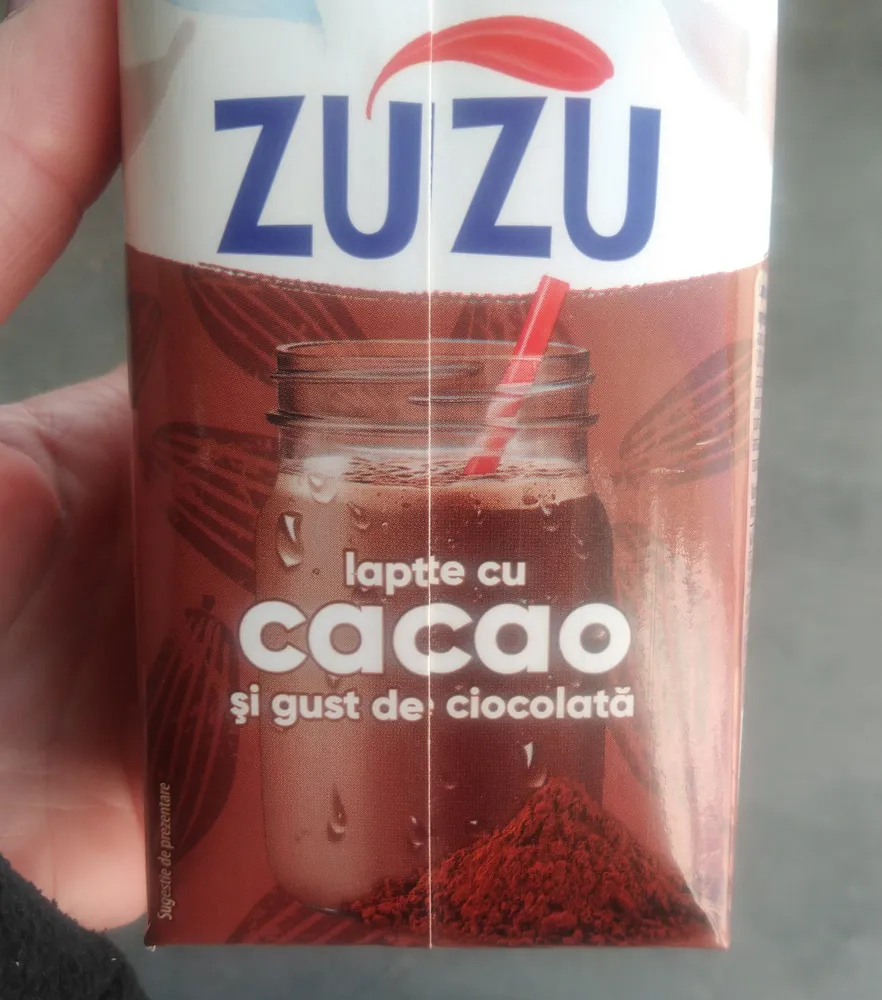 Lapte cu cacao si gust de ciocolata