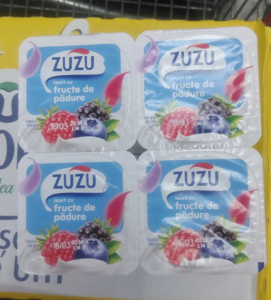 zuzu iaurt fructe padure