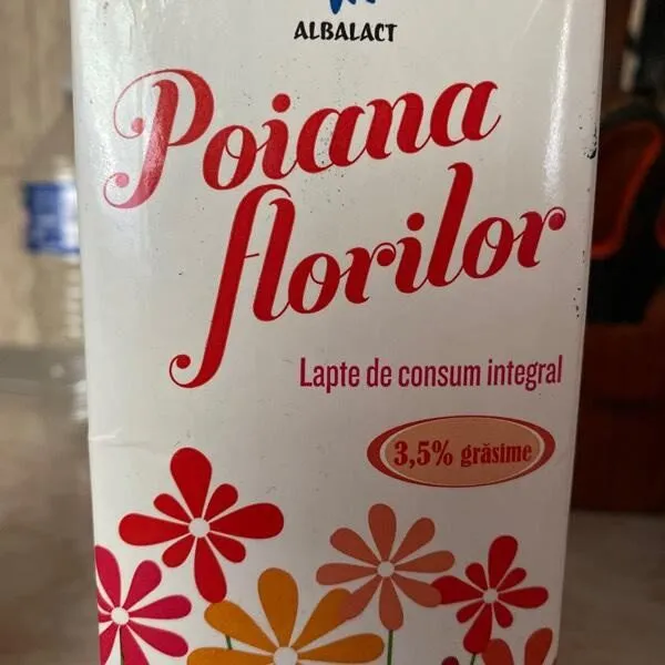 Poiana florilor Lapte de consum integral