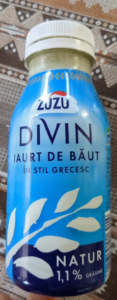 Iaurt de băut în stil grecesc natur 1,1% grăsime